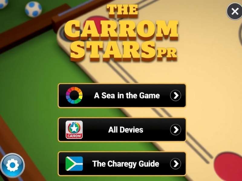 Carrom Stars Pro Game Interface